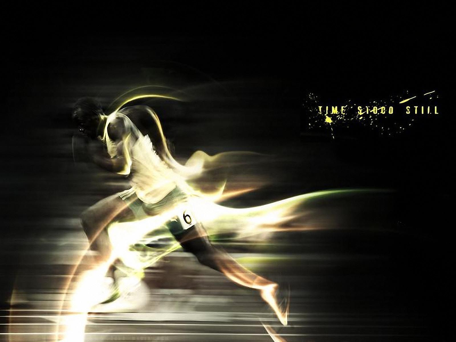 Usain Bolt Time Stood Still Wallpapers,Track And Field Wallpapers