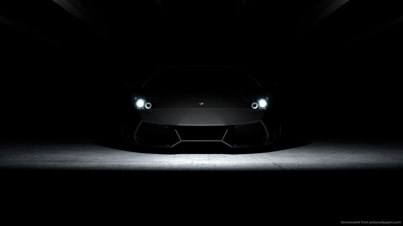 Download 1366x768 Lamborghini Aventador Lp700 In Dark Wallpaper