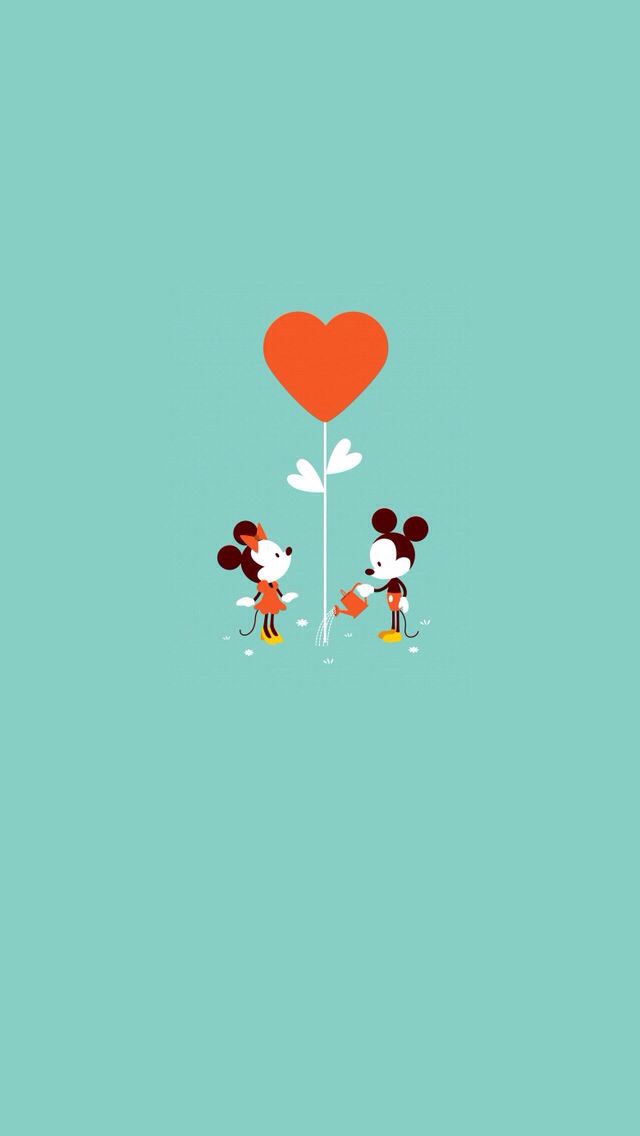 Minnie & Mickey Mouse wallpaper iPhone Wallpapers Pinterest