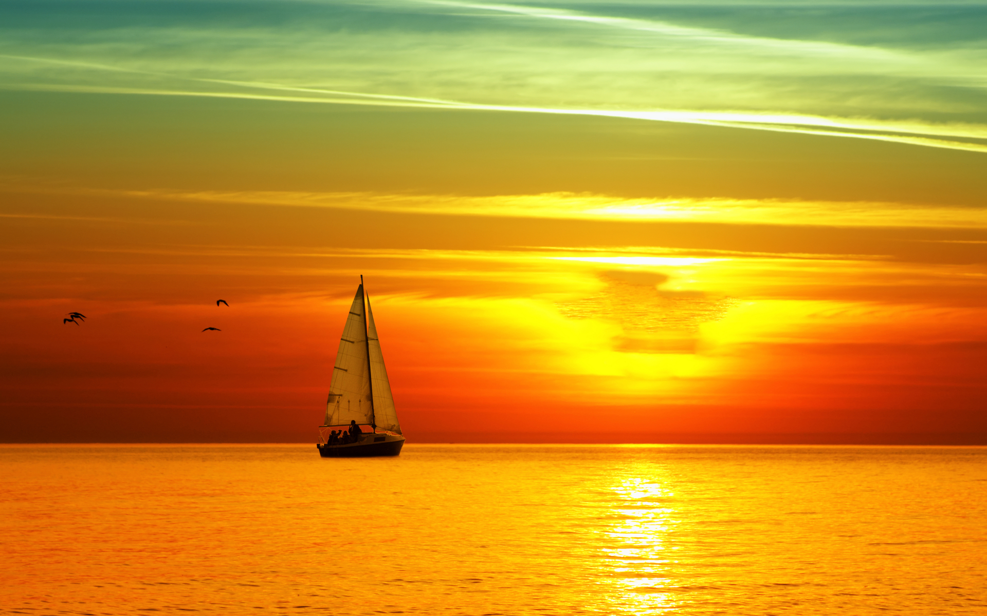latest sailboat sunset hd wallpapers new fresh widescreen desktop ...
