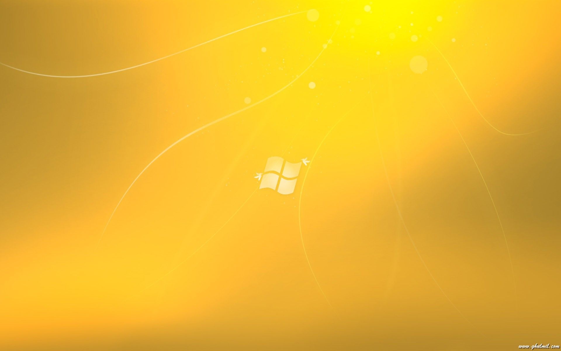 Desktop, background, windows7, golden, yellow, latest, windows