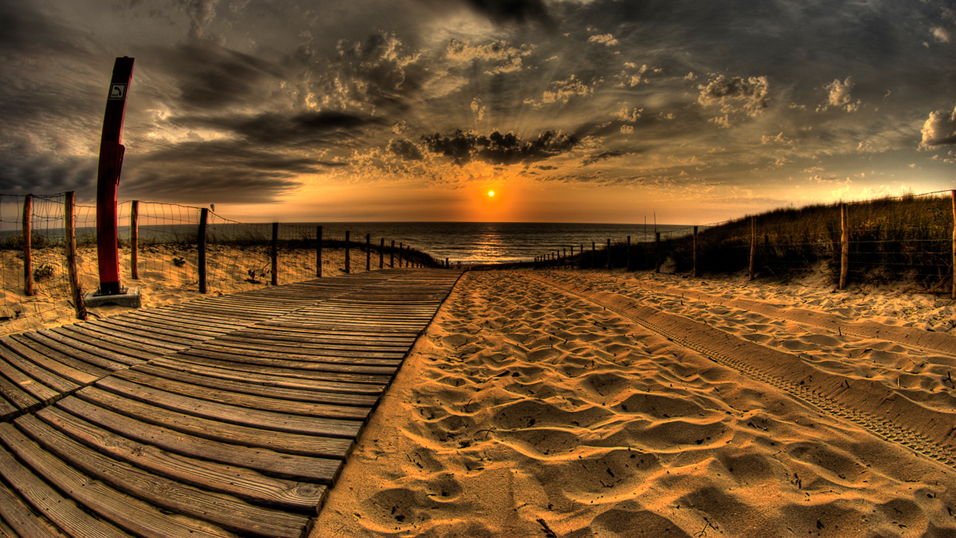 Latest Beach HD Sunset Free Background Wallpapers #7568 | HD ...