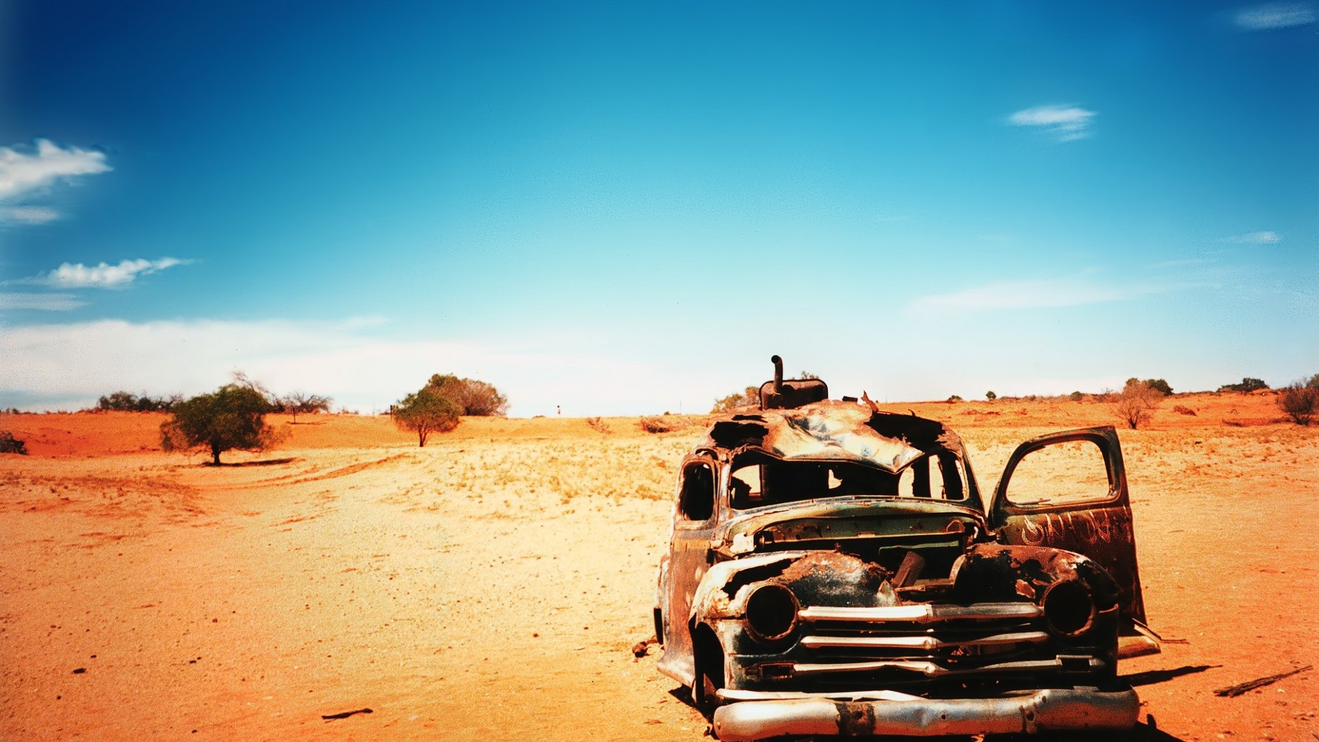 Old Rusty Car Wallpaper Free HD 5345 - HD Wallpapers Site