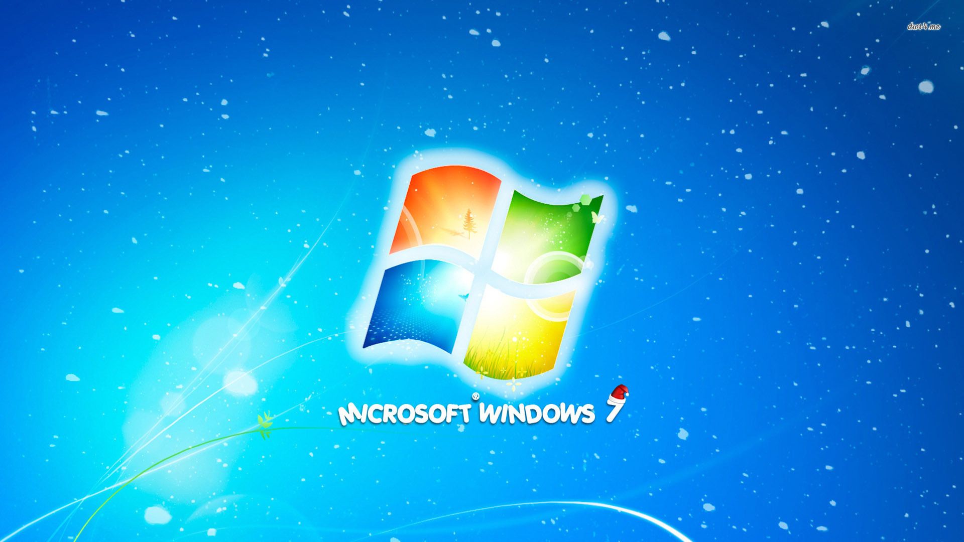 Microsoft Windows 7 Merry Christmas wallpaper - Computer ...