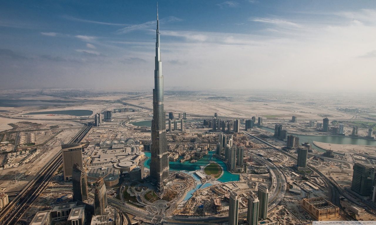 Burj Khalifa, Dubai, United Arab Emirates HD desktop wallpaper