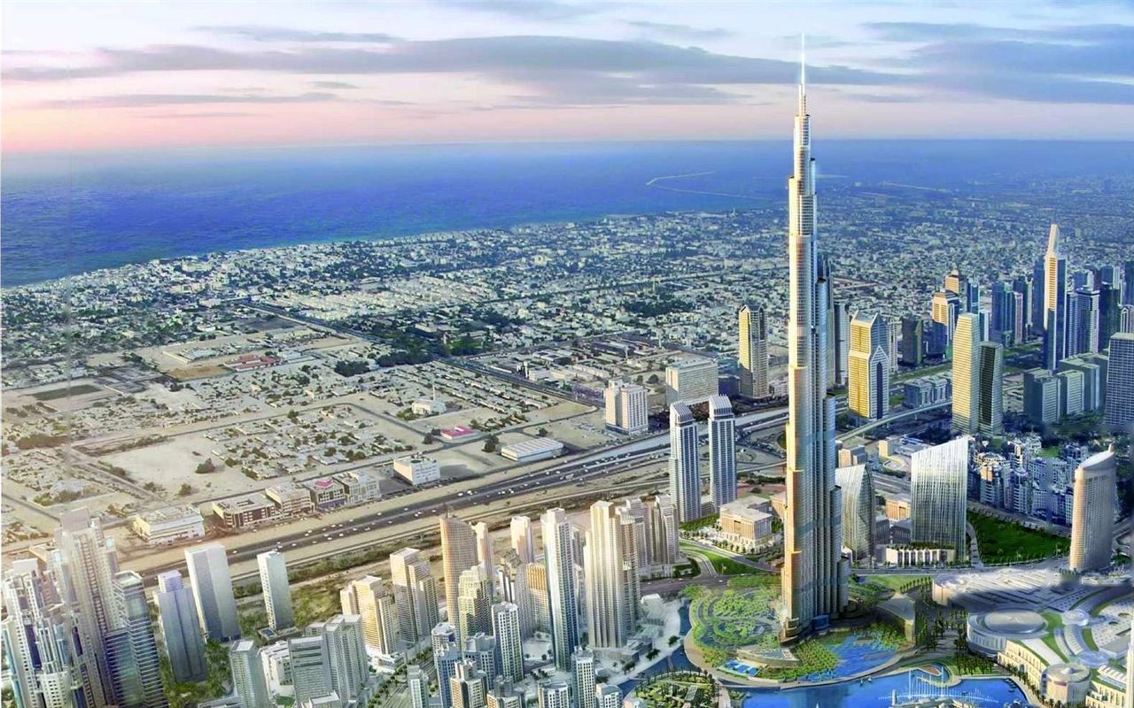 Gorgeous HD Burj Khalifa Dubai skyscraper wallpaper Another Part
