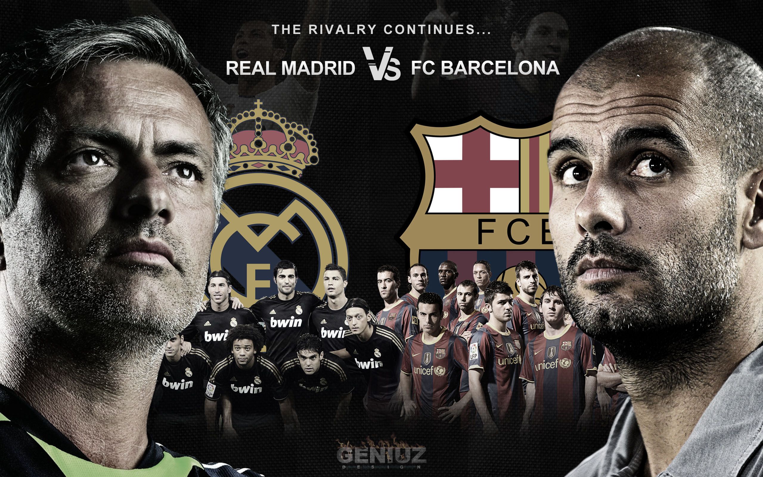 Real Madrid vs FC Barcelona The Rivalry Continues Geniuz Design