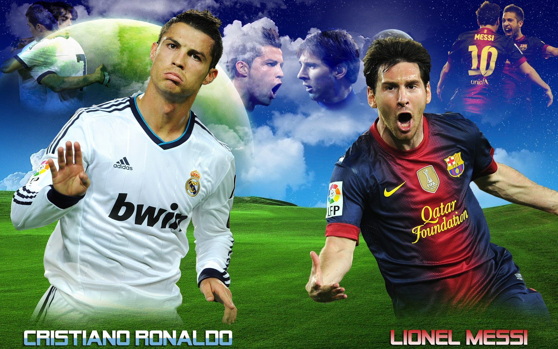 Messi vs Ronaldo Real Madrid C.F. Windows Picture Gorgeous HD