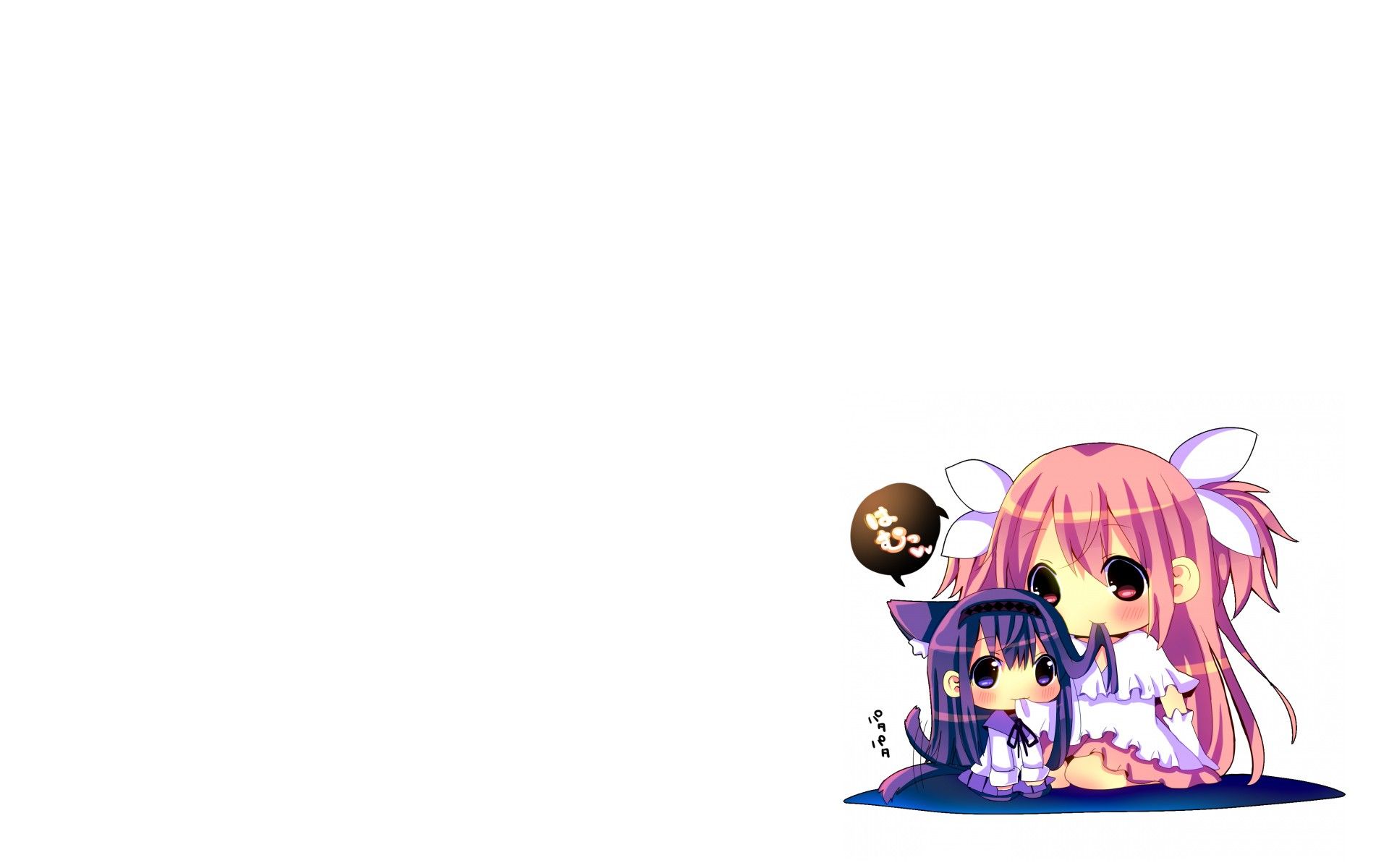 Cute Anime Chibi Sitting With tenor maker of gif keyboard add popular ...