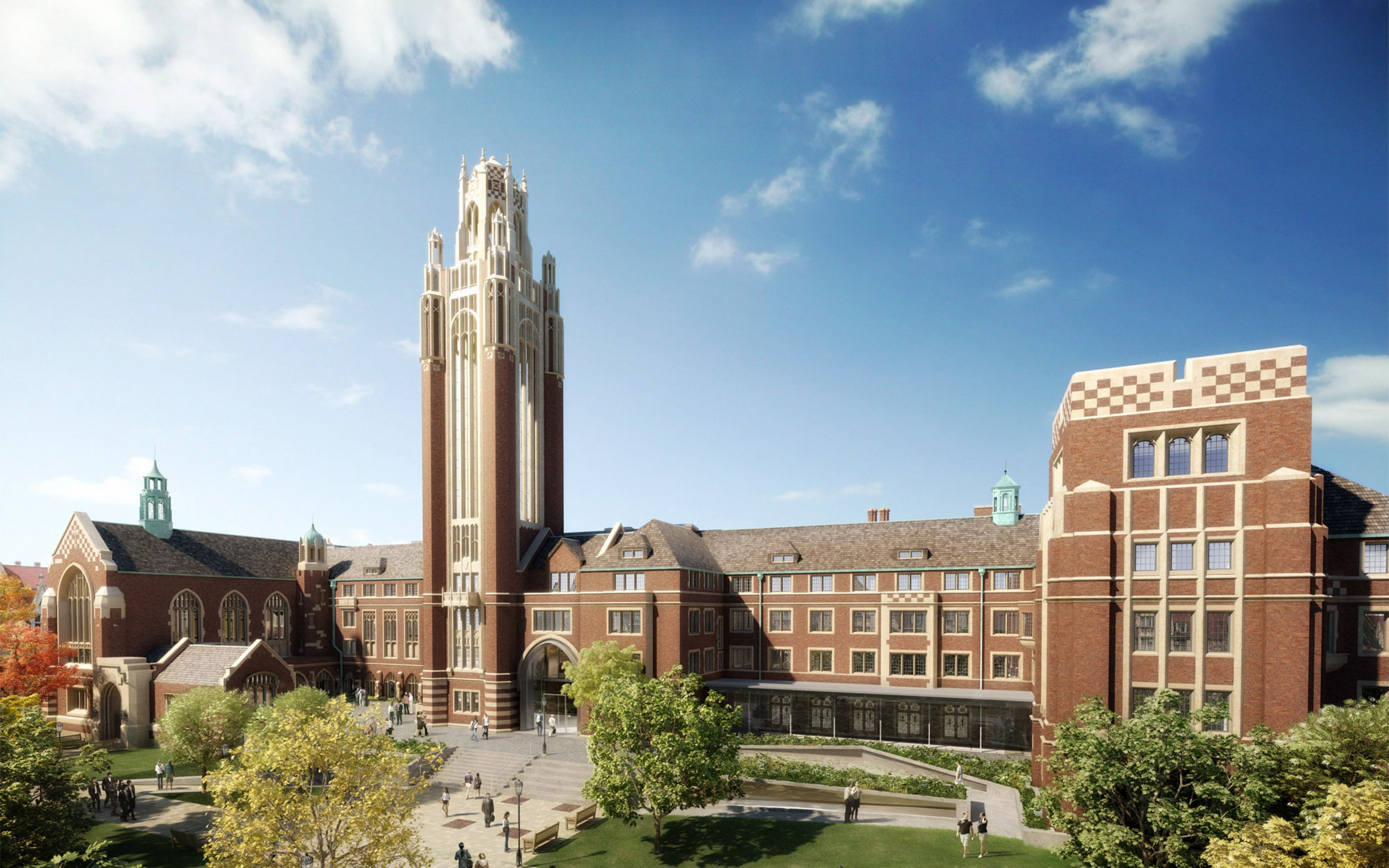 Download Wallpaper 3840x2400 University of chicago, Chicago