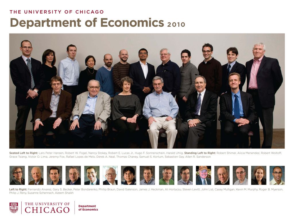 University of Chicago Department of Economics | About the Department