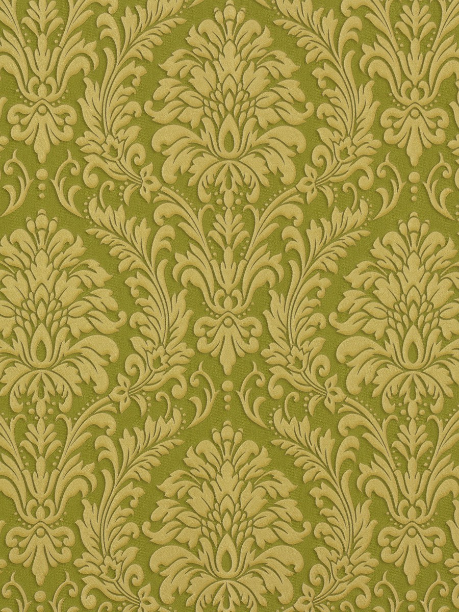 wallpaper rasch non-woven wallpaper Trianon 2015 baroque green ...