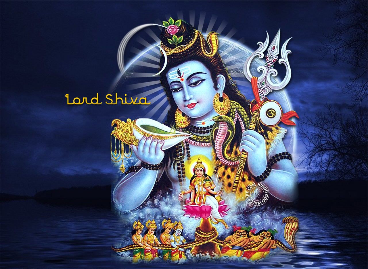Samudra Manthan Lord Shiva HD Wallpapers | HD Wallpapers