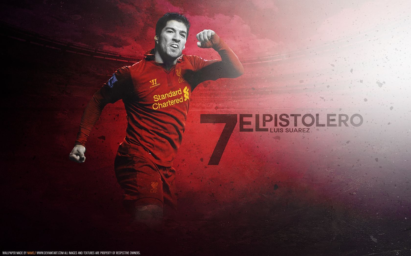 Luis Suarez 7 Liverpool by namo,7 by 445578gfx on DeviantArt