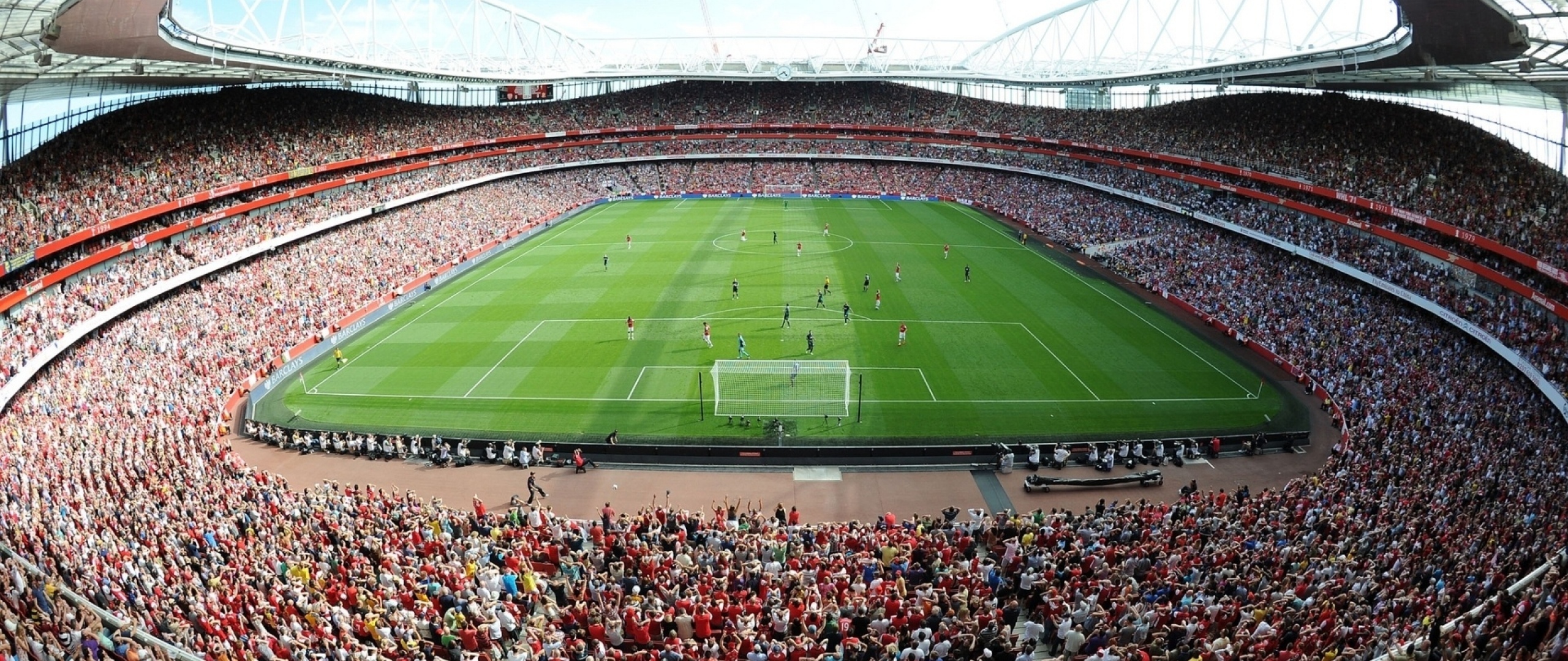 Download Wallpaper 2560x1080 Emirates stadium, Stadium, Emirates ...