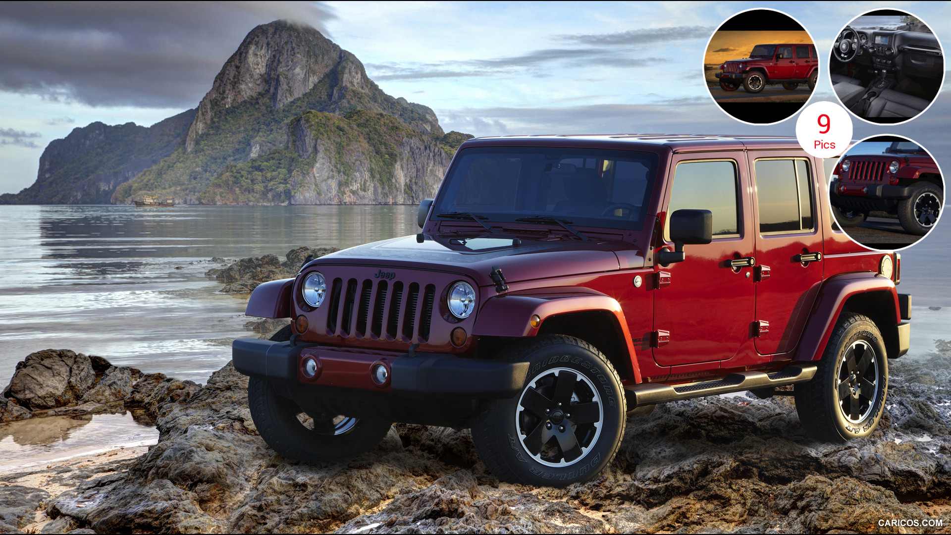 2013 Jeep Wrangler Unlimited Altitude - Front HD Wallpaper