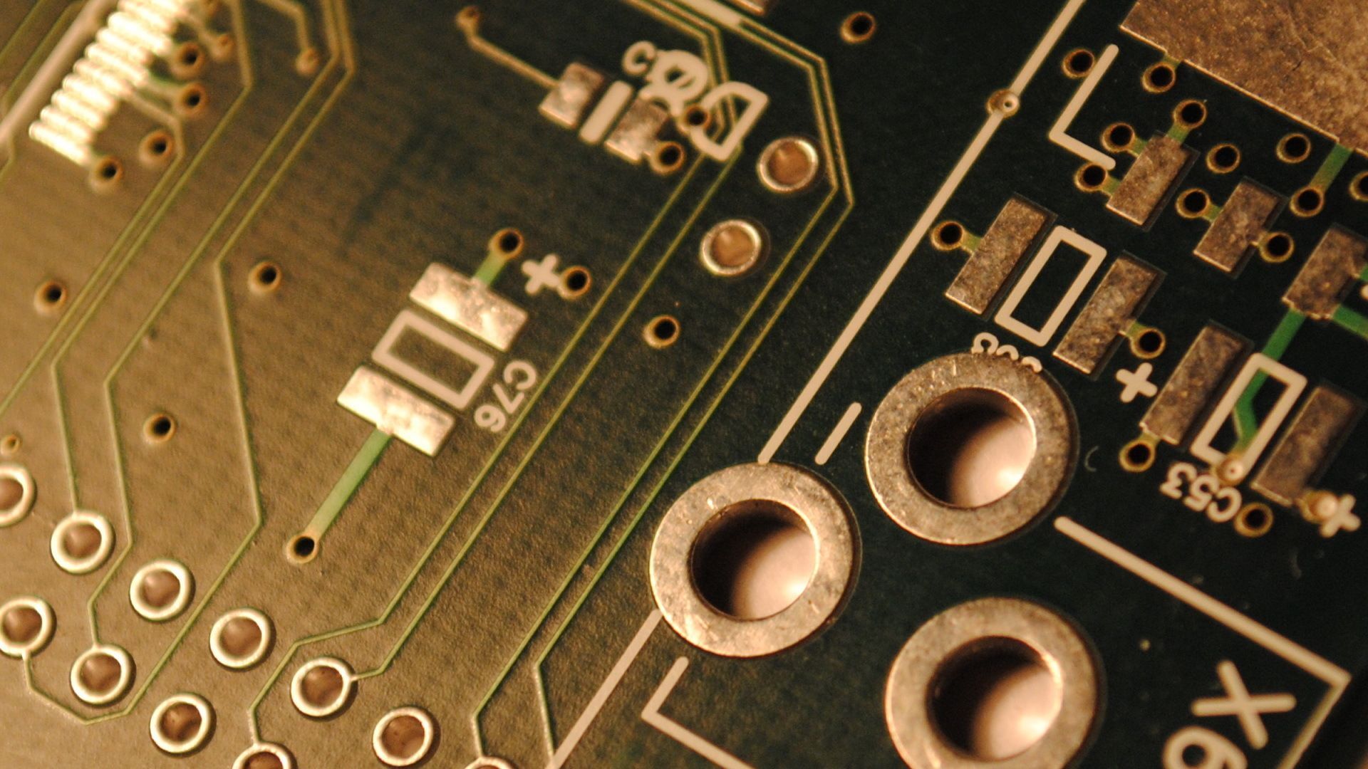 Electronics Electric Circuit Components Board 3D Wallpaper #3608 ...