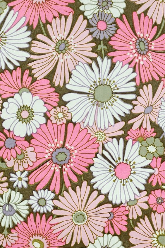 Vintage Flowers Wallpaper on Pinterest | Flower Wallpaper ...