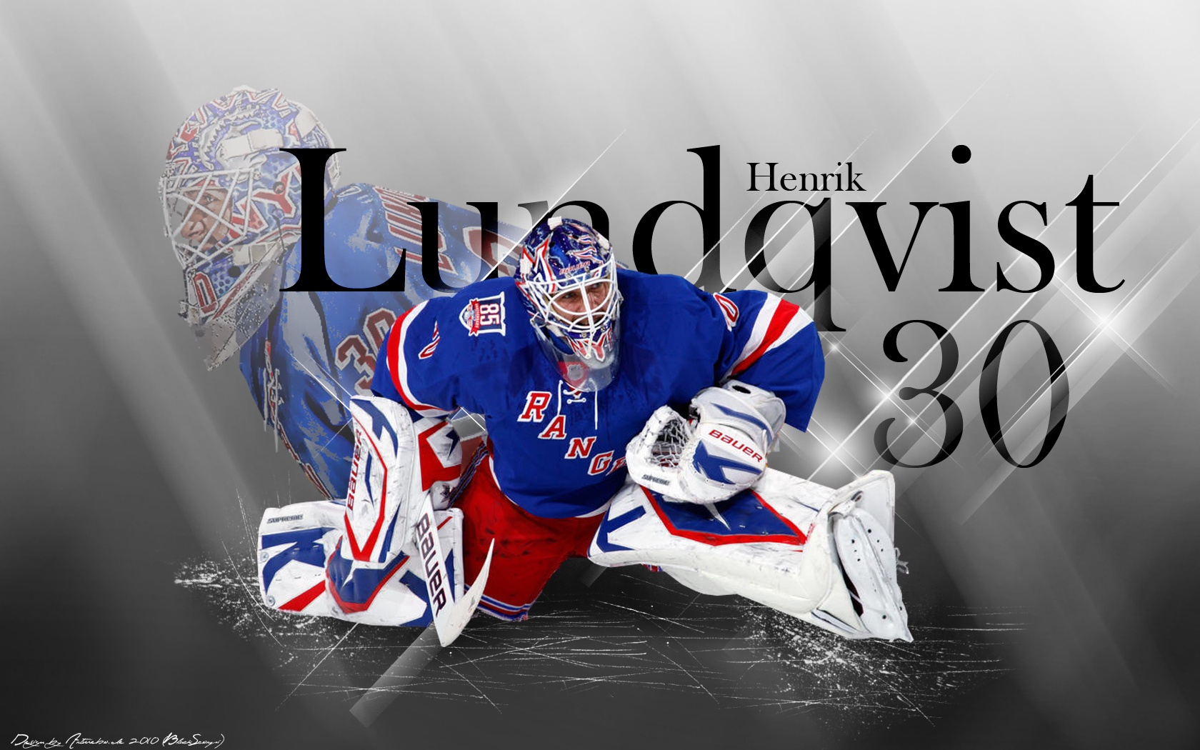 NHL New York Rangers Hockey Player Henrik Ludqvist wallpaper HD