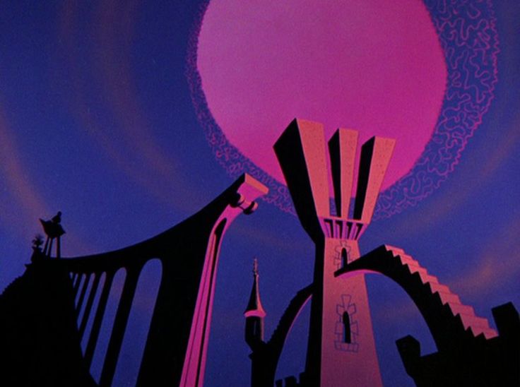 Maurice Noble created the cartoon style background of looney tunes ...
