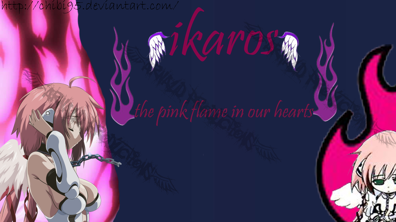 ikaros...the pink flame I.O.H. by chibi95 on DeviantArt