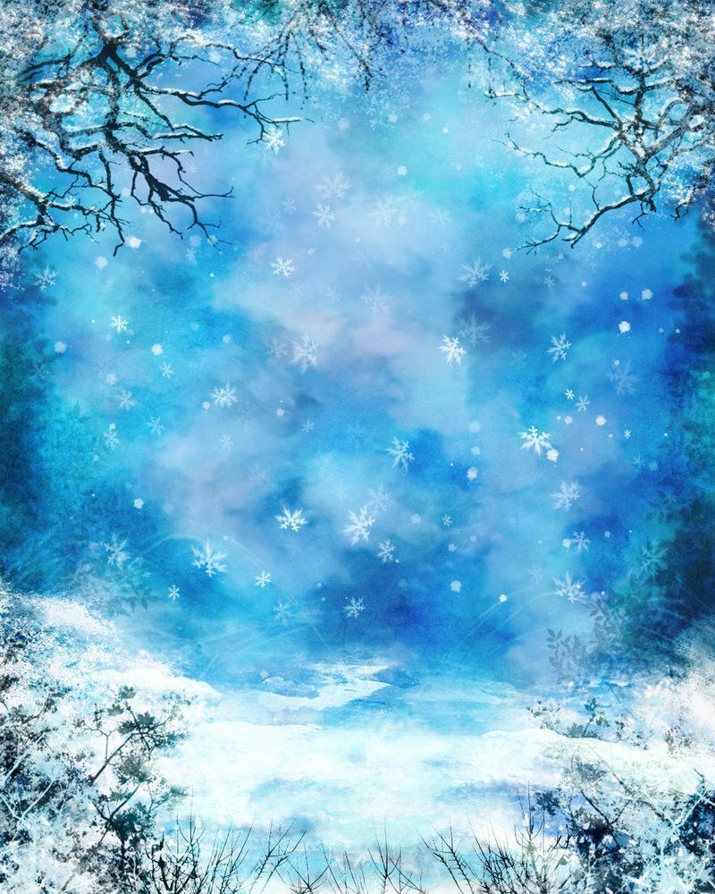 Winter Painted Background by Cynnalia-Stock on DeviantArt