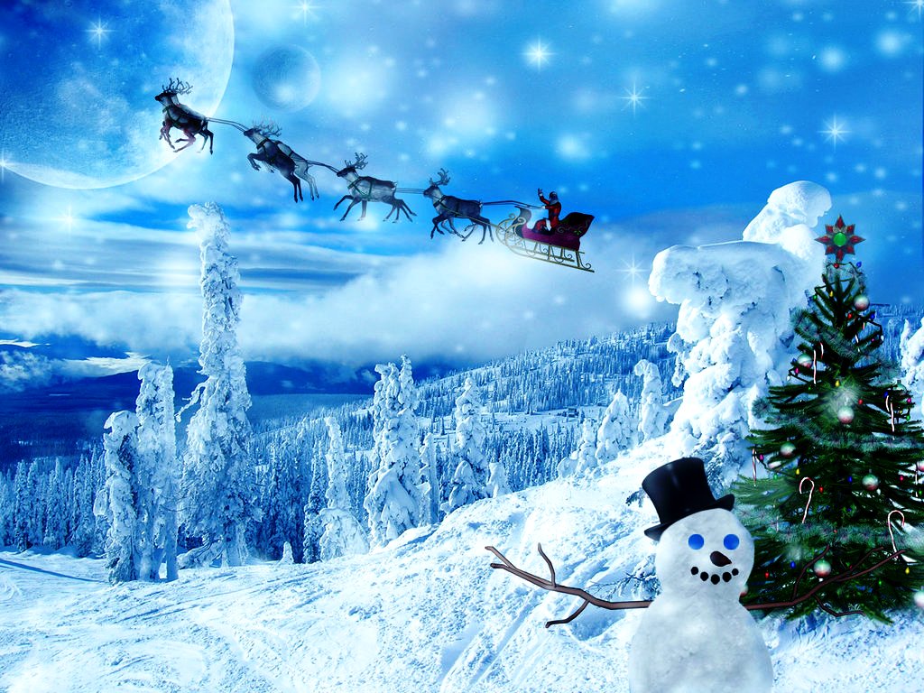 Christmas Winter Wallpaper For Desktop | Best Background Wallpaper