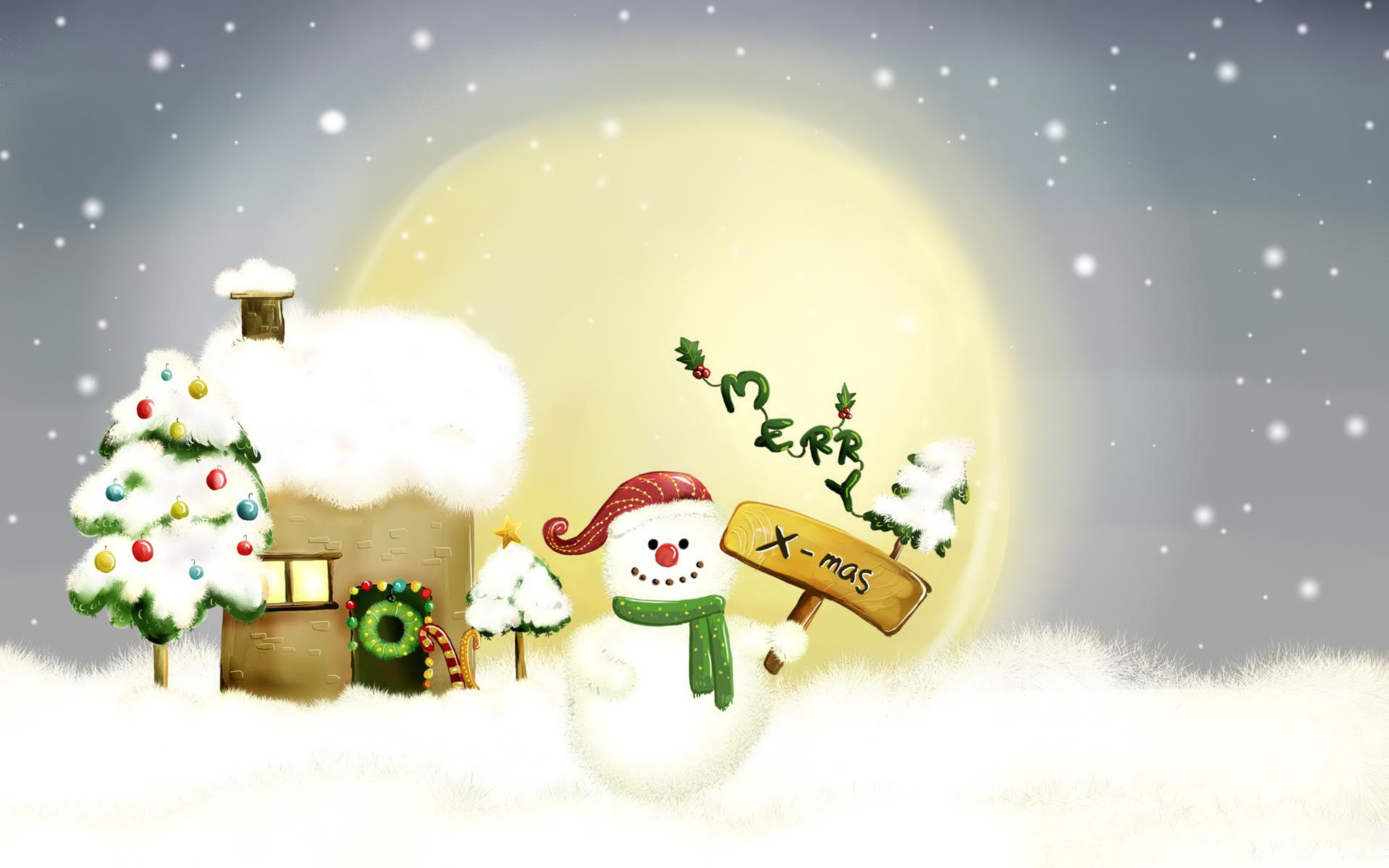 Desktop Wallpaper Gallery Miscellaneous Christmas snowman