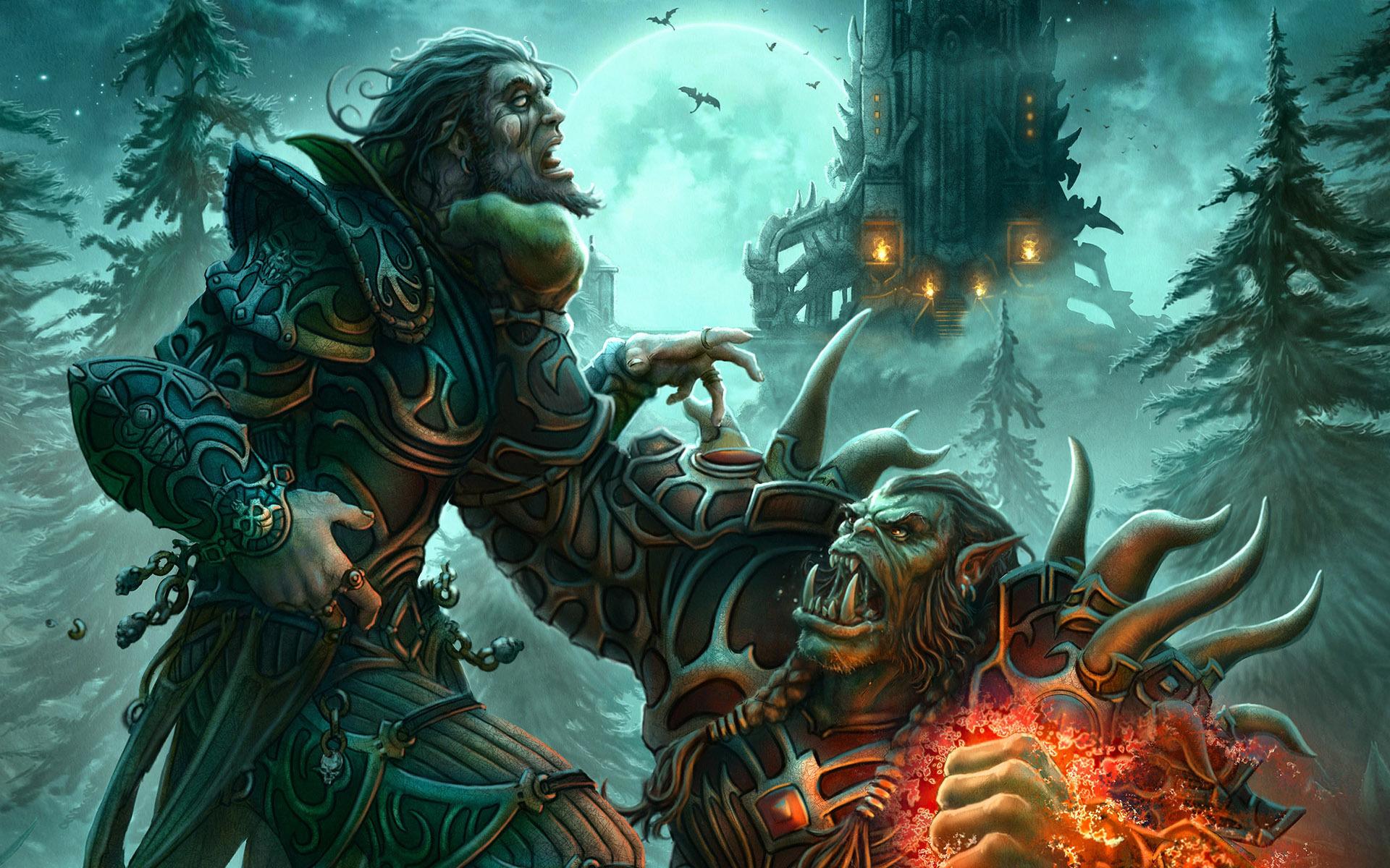 Warlock Orc People World Of Warcraft #Mu-