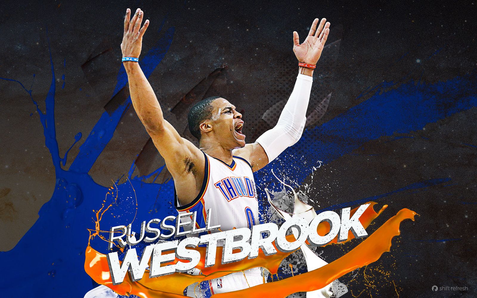 Russell Westbrook Wallpaper by skythlee on DeviantArt