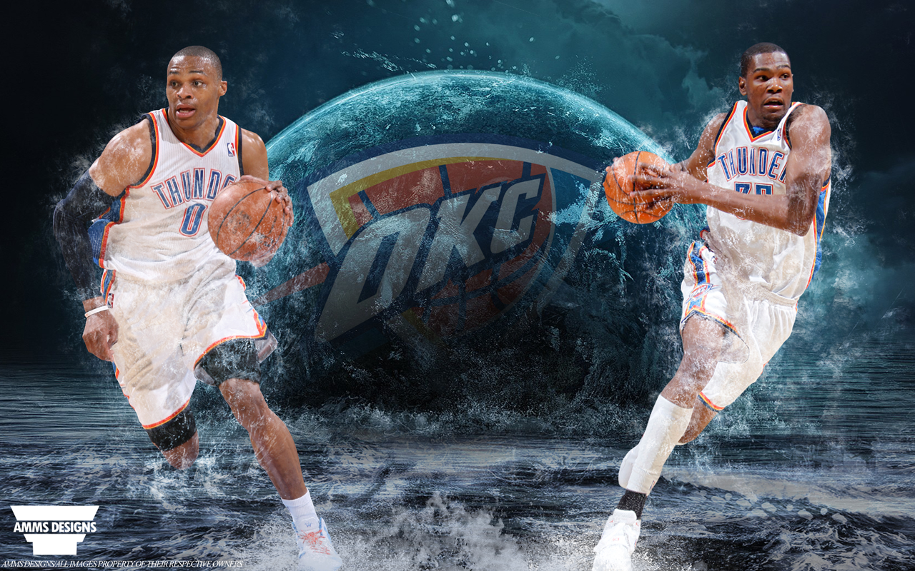 Kevin Durant And Russell Westbrook Wallpaper 2014