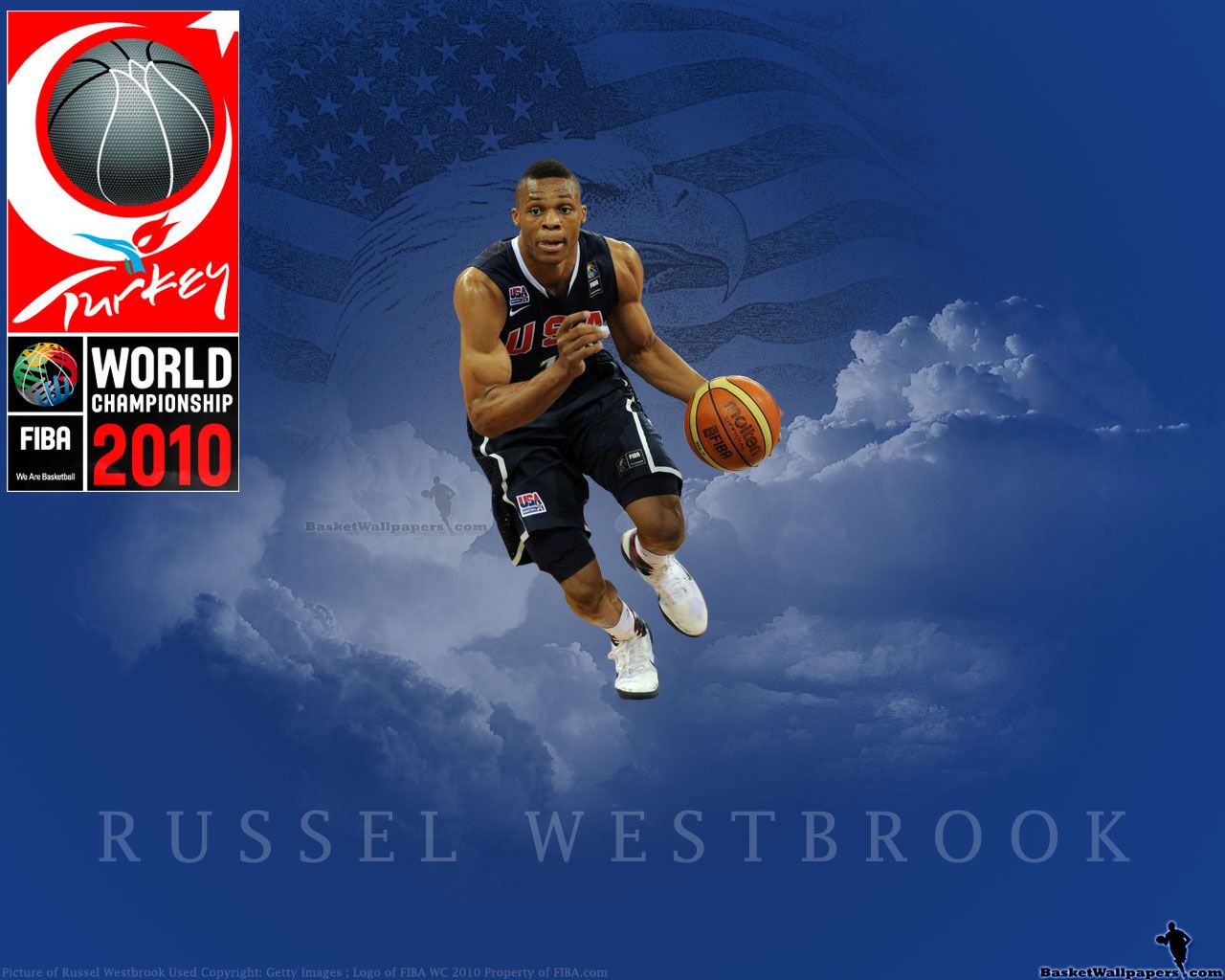 Russell Westbrook FIBA WC 2010 Wallpaper | Basketball Wallpapers ...
