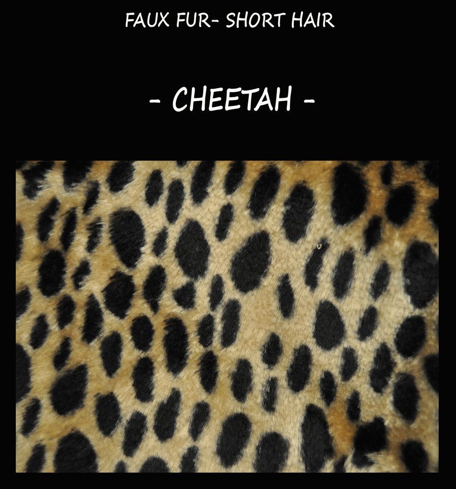 Faux fur fabric cheetah by LisaToms on DeviantArt