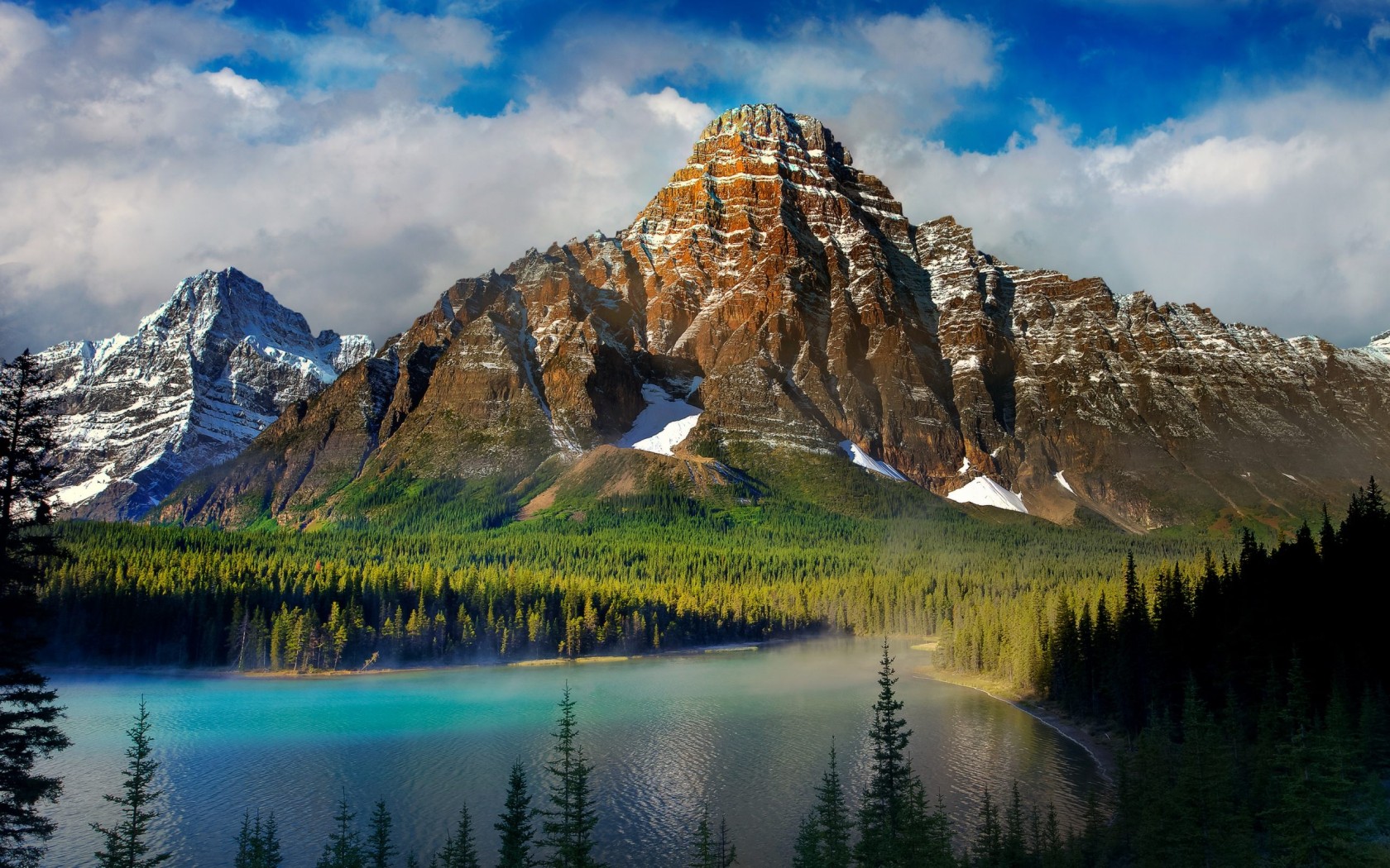 Mount Landscape Scenery iPhone Desktop Wallpapers - Zibrato