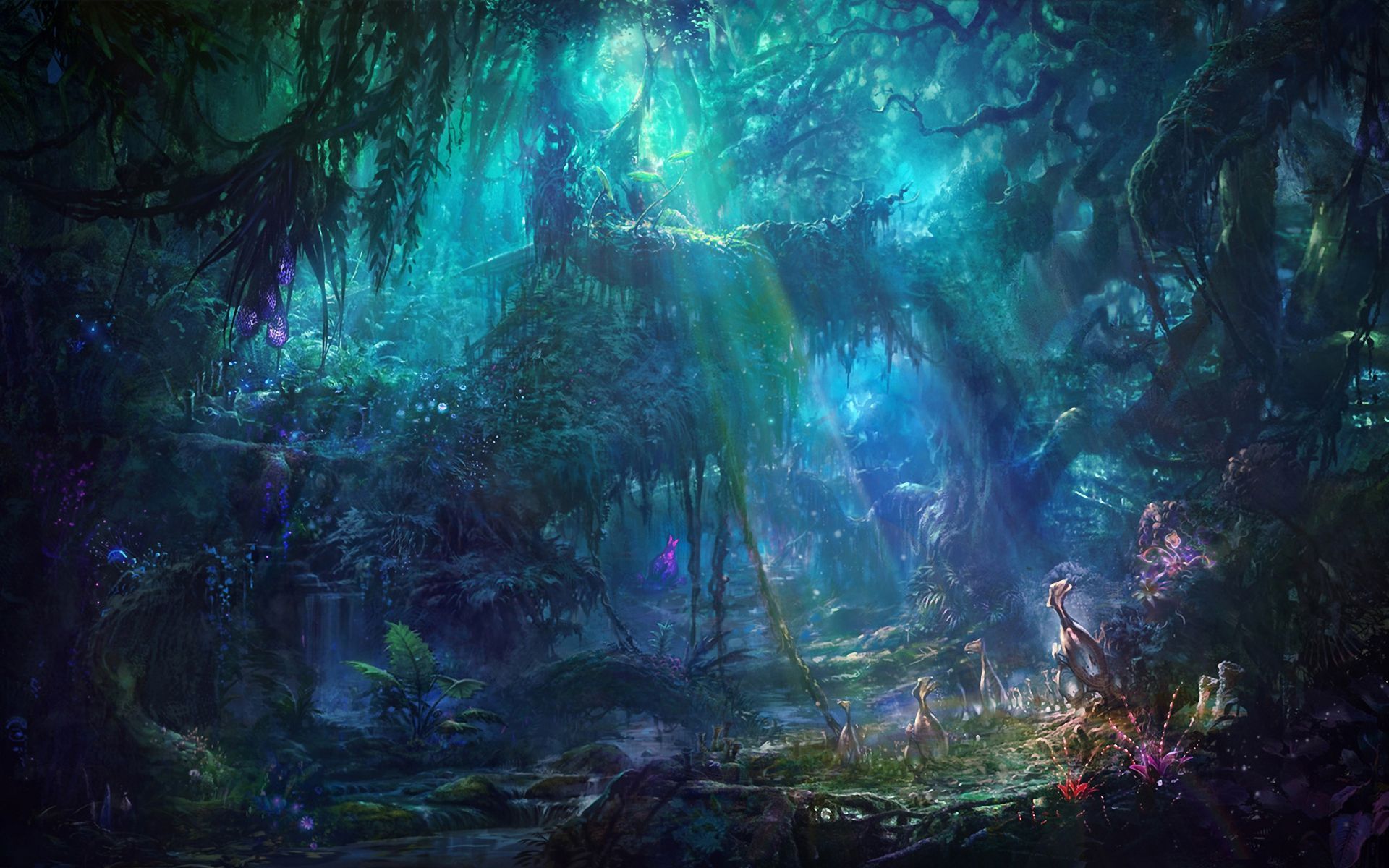 Fantasy Forest Landscape Free Wallpaper | I HD Images