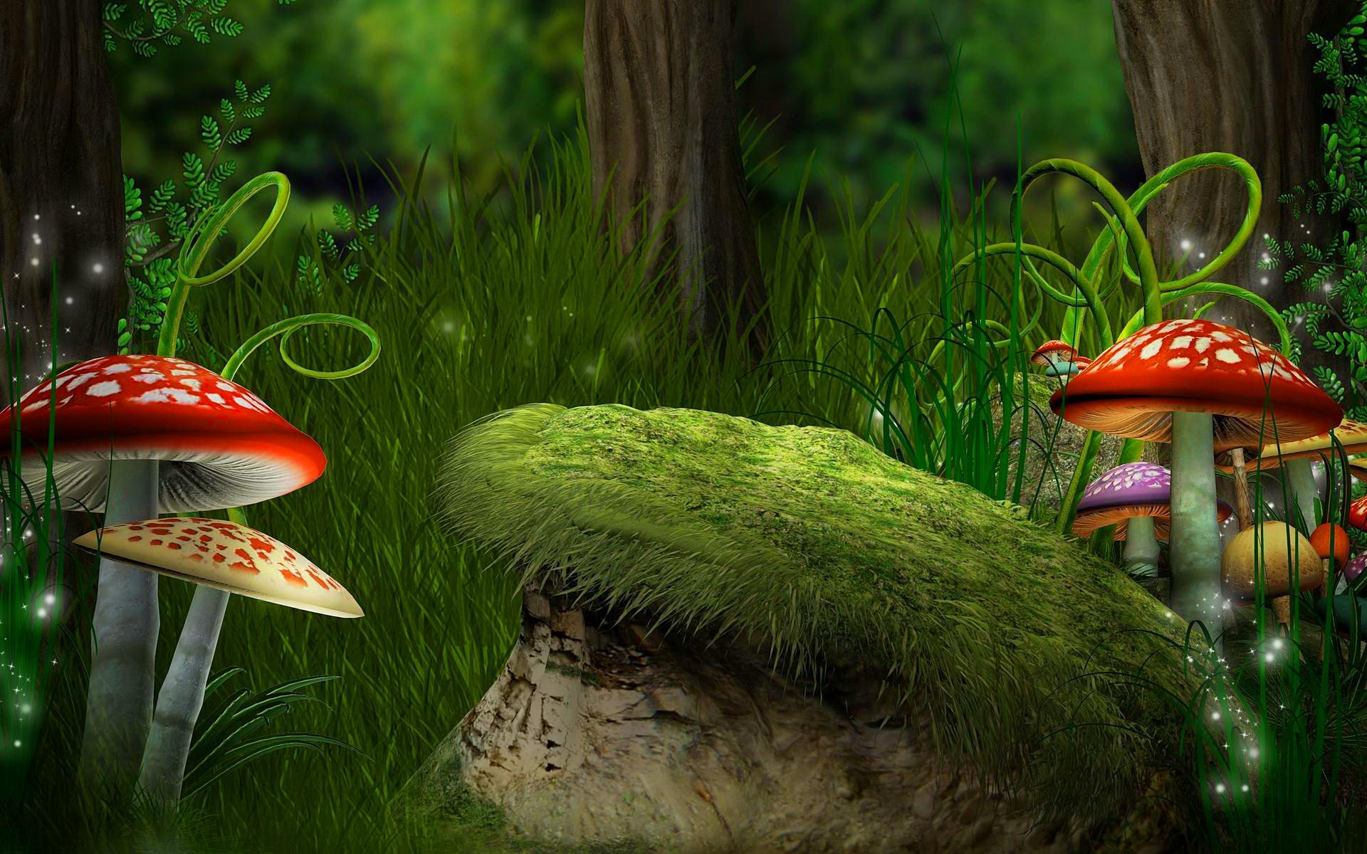 FANTASY FOREST WALLPAPER - (#88219) - HD Wallpapers ...