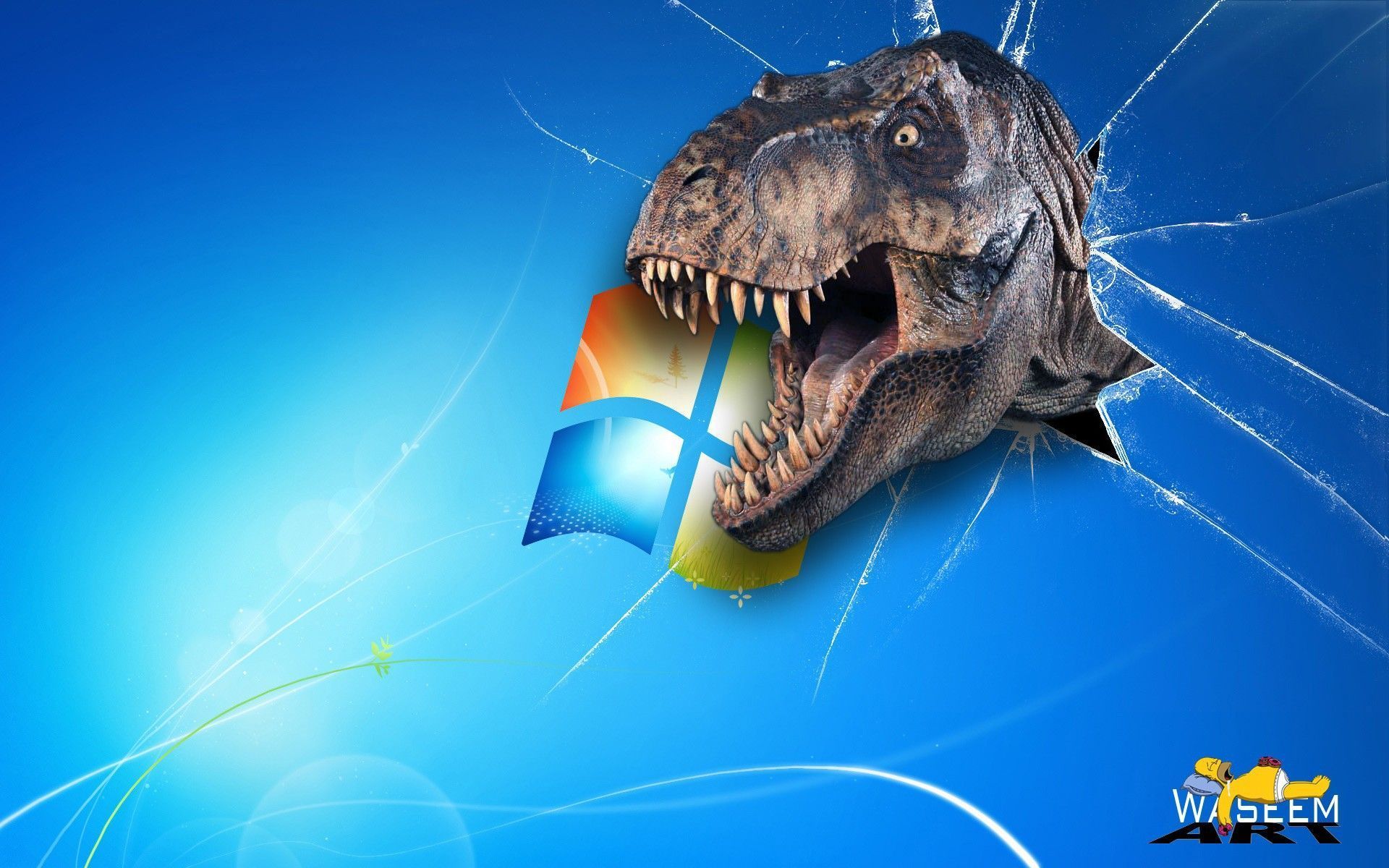 Windows with a dinosaur wallpapers and images - wallpapers ...