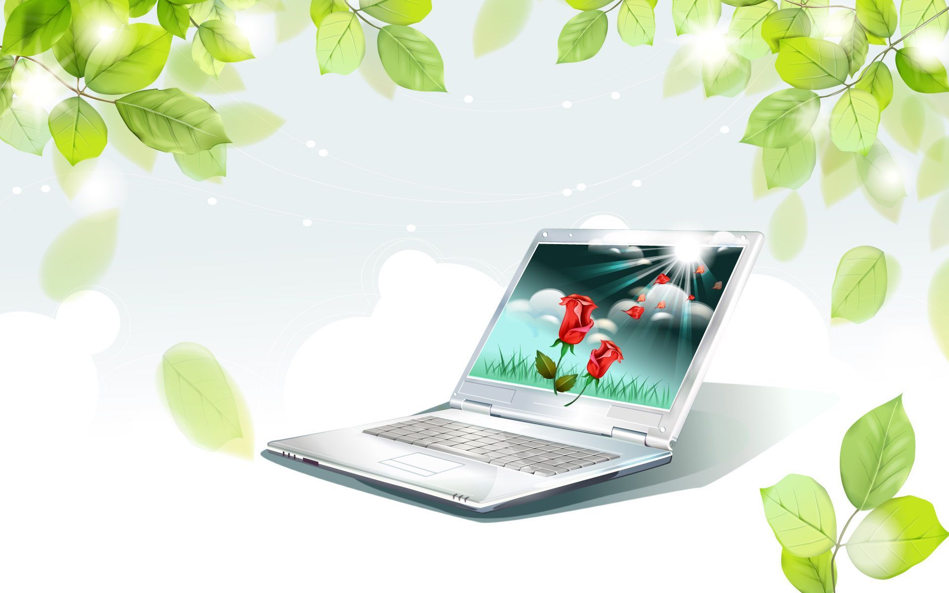 Download Computer Background Notebook Powerpoint Backgrounds