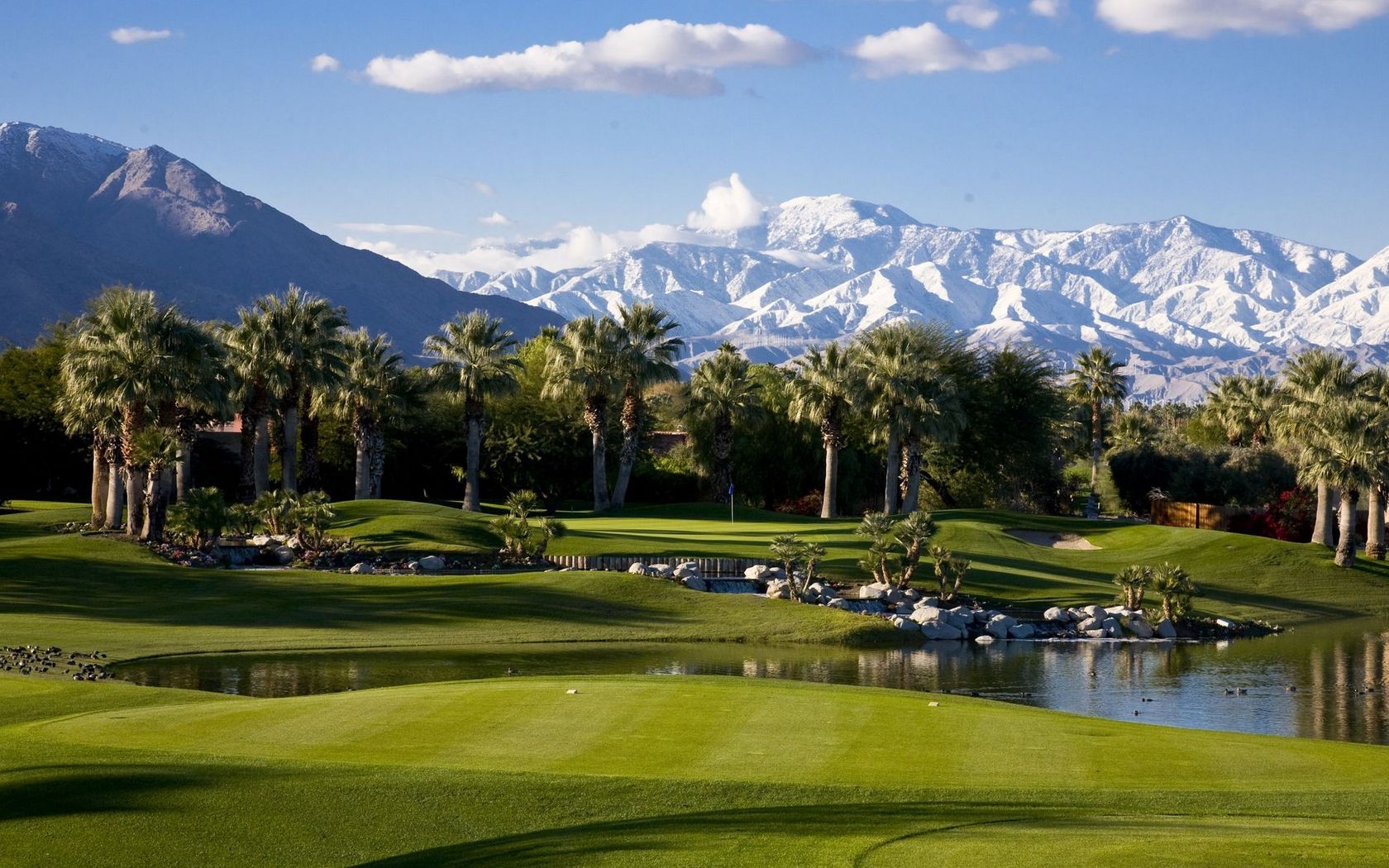 Golf Courses in in Palm Springs wallpaper - Lakes - Nature ...