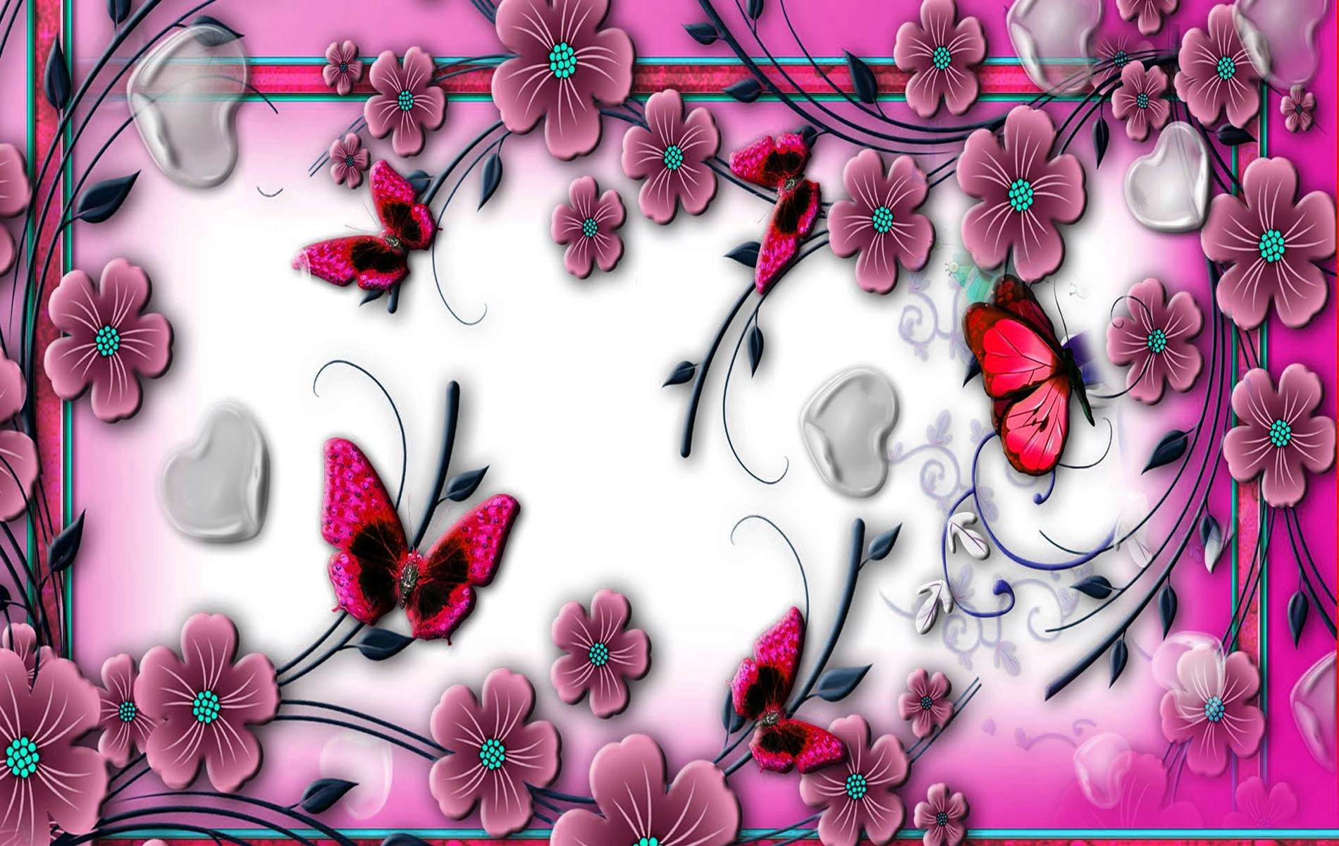 3D 3d butterfly wallpaper HD download for pc Wallpaper