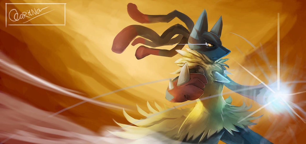 mega lucario wallpaper