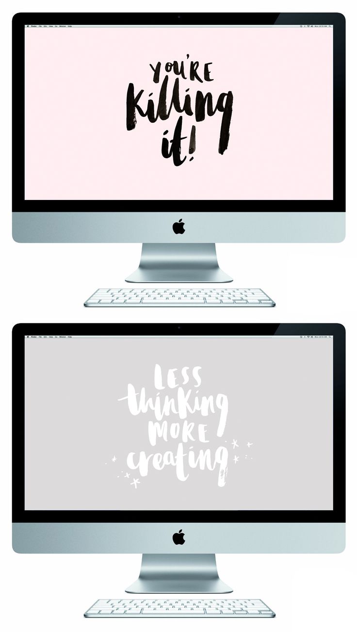 Wallpapers // Free desktop wallpapers, Brush lettered quotes 