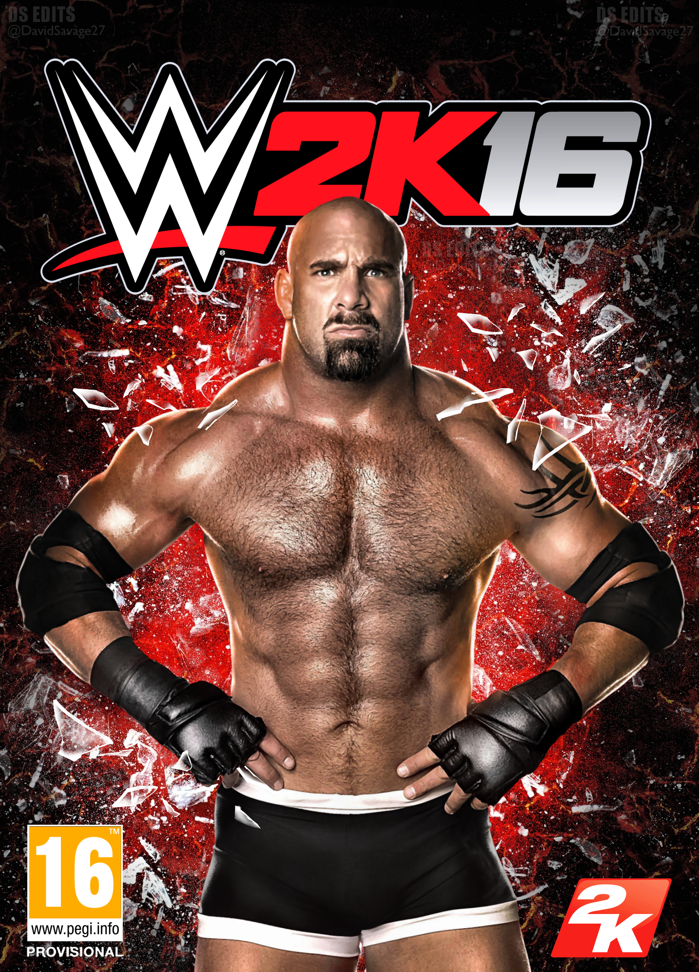 WWE 2K16 Cover - Goldberg by ultimate-savage on DeviantArt