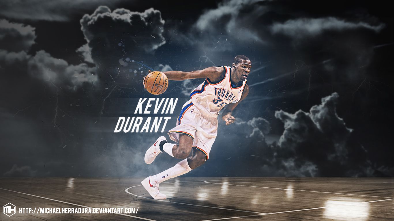 Kevin Durant Basketball Dribble Wallpaper Desktop Computer