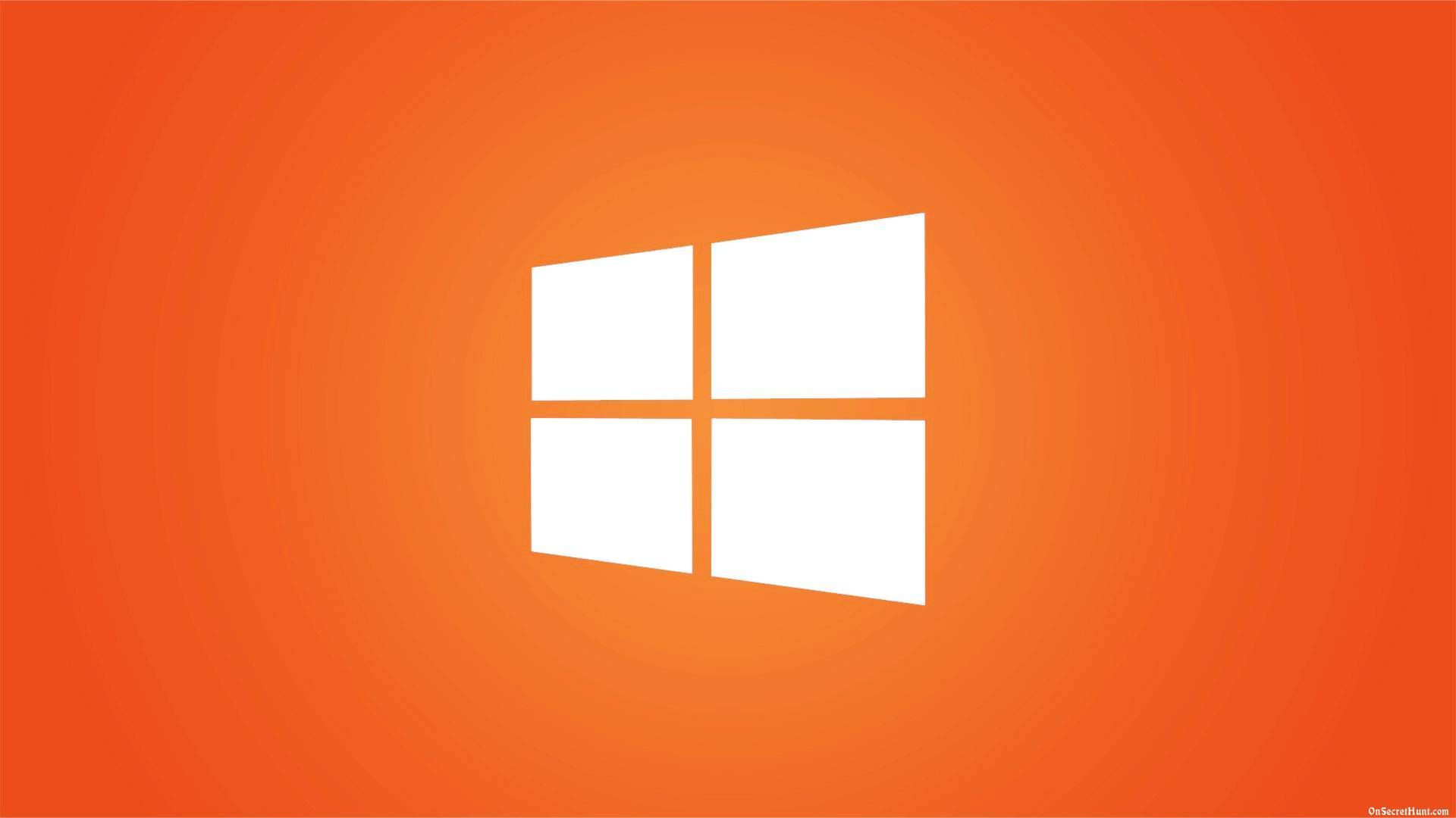 Desktop Windows 8 Orange Background 1080x1920px Windows 8 - Free