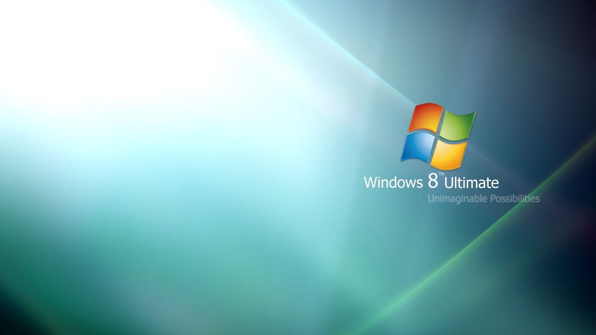 Download Wallpaper 1920x1080 Windows 8, Ultimate, Blue, Green Full ...