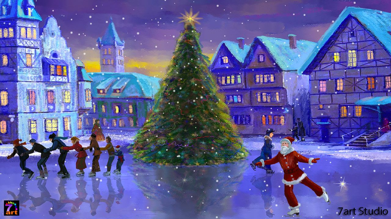 Christmas Rink screensaver and live wallpaper - your brilliant ...