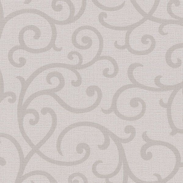 420-87159 Light Grey Vine - Silhouette - Brewster Wallpaper