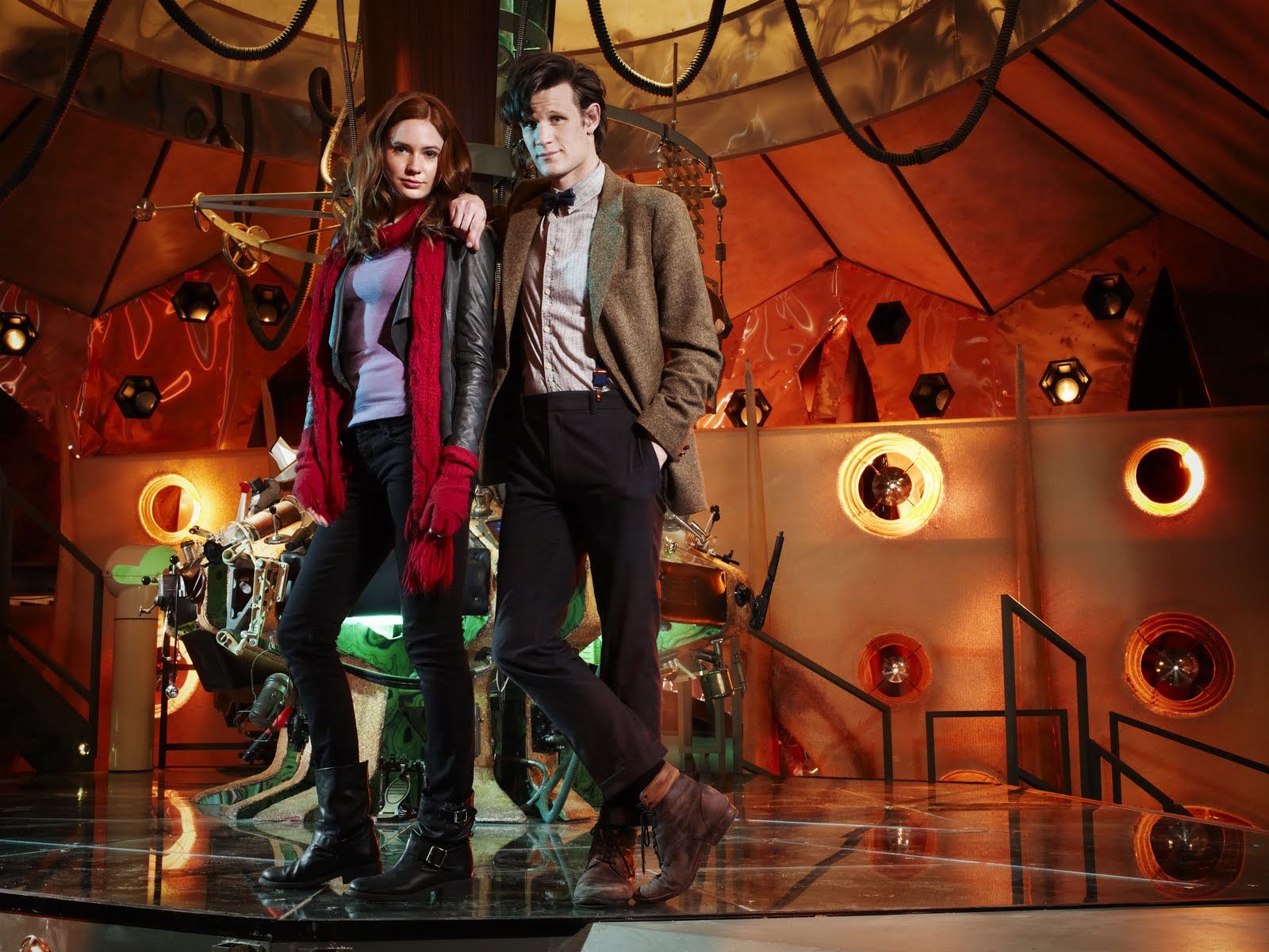 Matt and Karen Doctor Who Wallpaper - Karen Gillan and Matt Smith ...