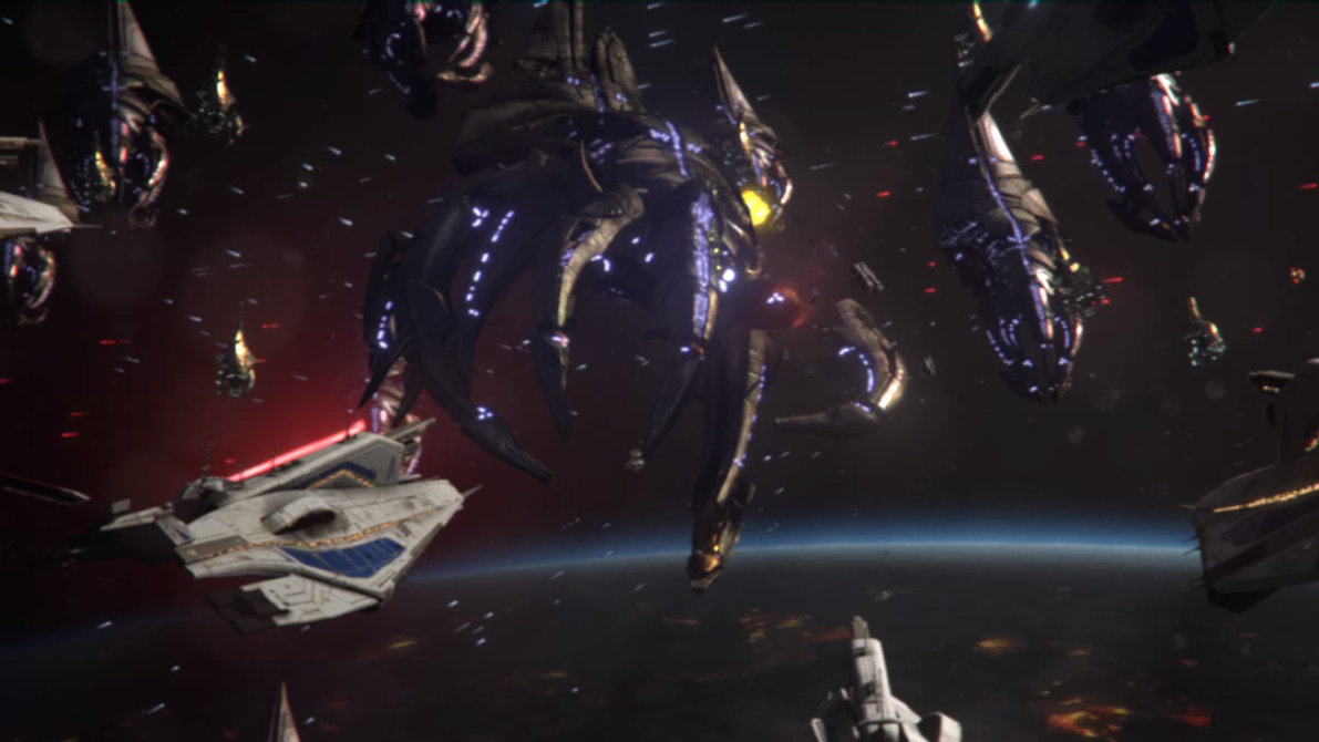 Mass Effect 3 - Engaging Reapers by SupermanLovesAspen on DeviantArt